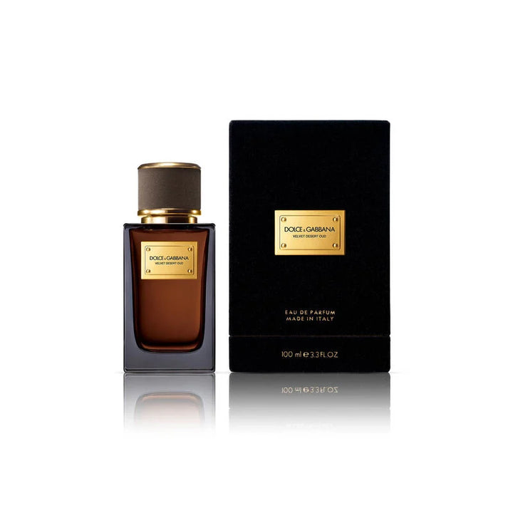 “Velvet Desert Oud by Dolce & Gabbana Eau de Parfum 50ml unisex luxury fragrance”