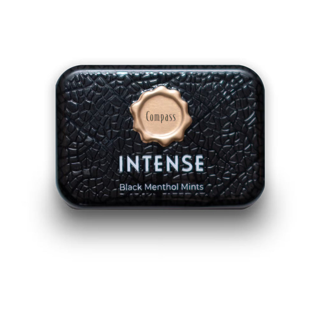 Compass INTENSE Black Menthol Mints - Sugar Free 50 Pcs - 20gm