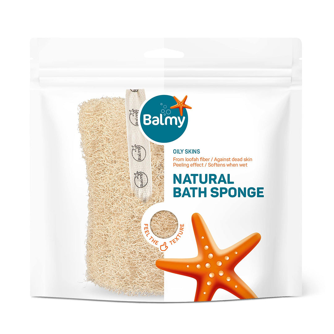 Balmy Natural Loofah Bath Sponge/Rectangular