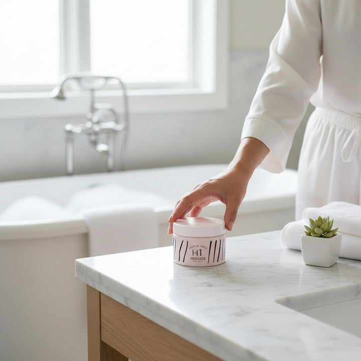 مقشر ترطيب البشرة بمسحوق المسك H1 250 مل