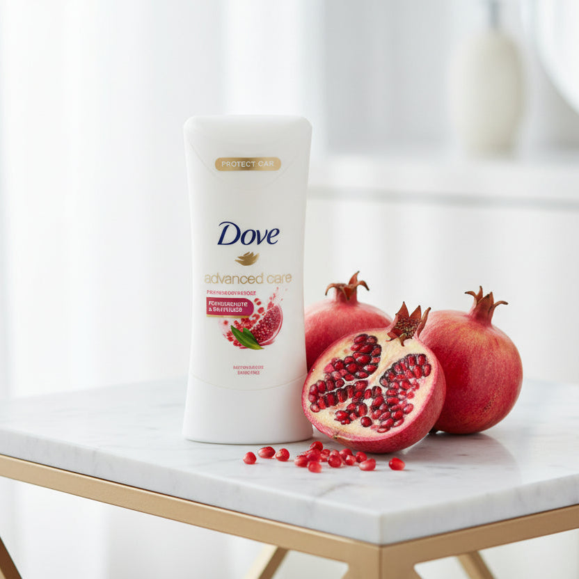 مزيل عرق دوف للعناية المتقدمة برائحة الرمان 74 جرام