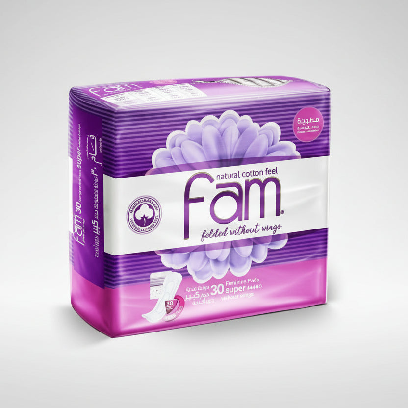 FAM FEMININE PADS WINGS 8*30