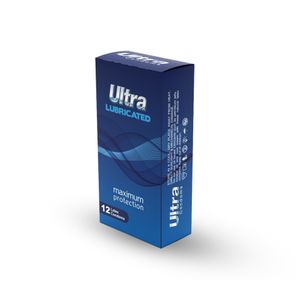 Ultra Condoms 12 Pcs Lubricated Latex