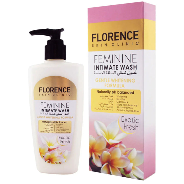 غسول فلورنس النسائي للمنطقة الحساسة بتركيبة تبييض لطيفة 200 مل