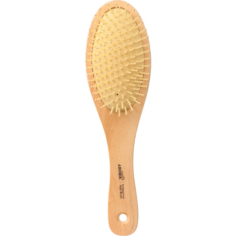 Rose Aroma Hair Brush Wood Oval 4736