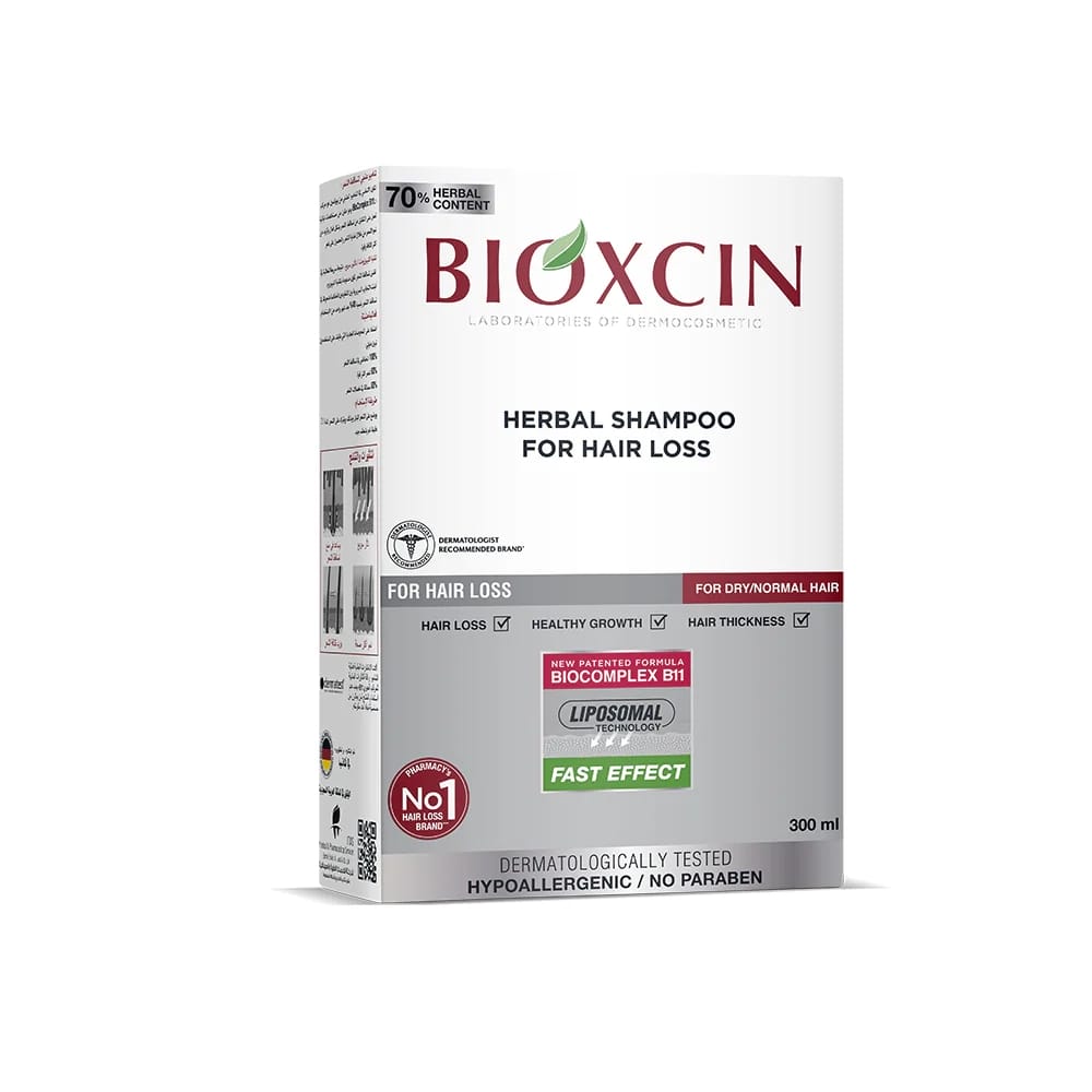 Bioxcin Herbal Shampoo for Hair Loss for Dry/Normal Hair 300 ml
