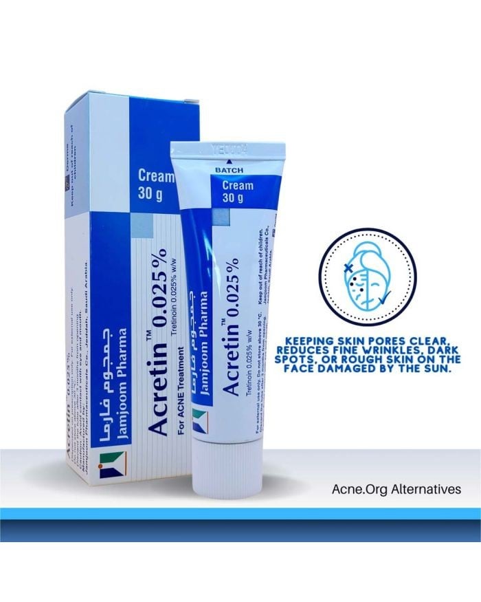 Acretin 0.025% Cream 30 Gm