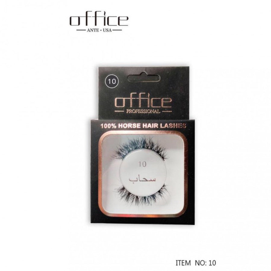 Office Eyelash Horse Hair Lashes 100 % - No 10