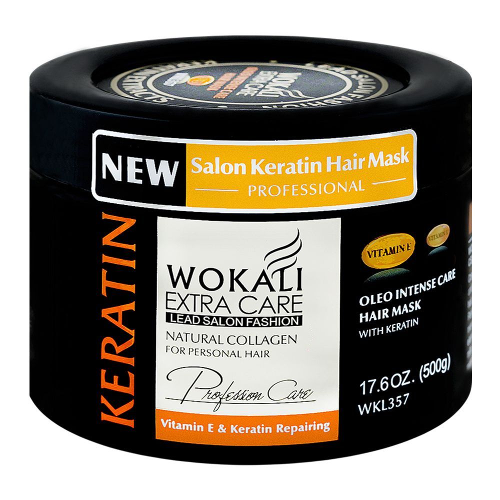 Wokali Hair Mask 500 G Keratin Extracts - Wkl 357