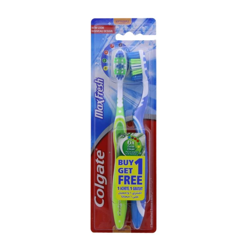 Colgate Max Fresh 1+1 Toothbrush