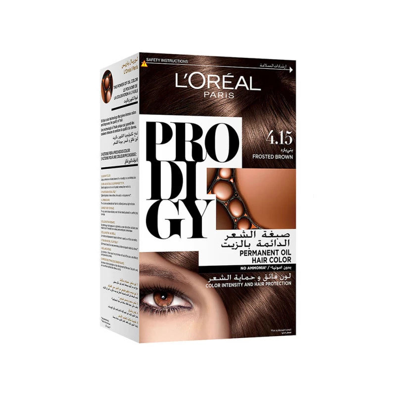 LOreal Paris Prodigy Permanent No Ammonia Hair Color, Number 4.15