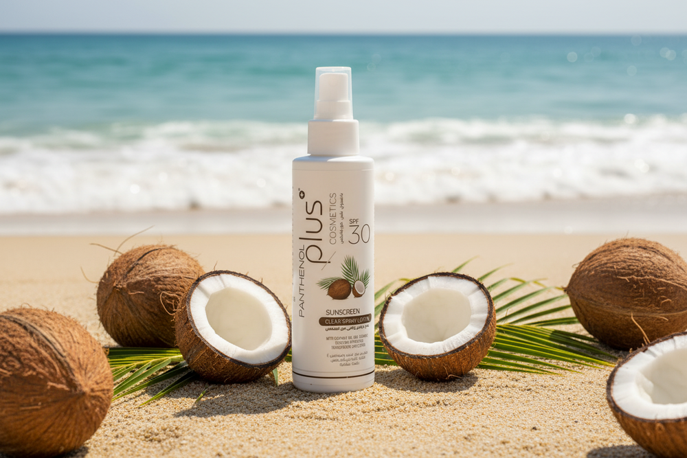 بخاخ واقي الشمس للجسم بانثينول بلس بعامل حماية 30، سعة 125 مل، للحماية اليومية من الشمس، متوفر لدى ملسا