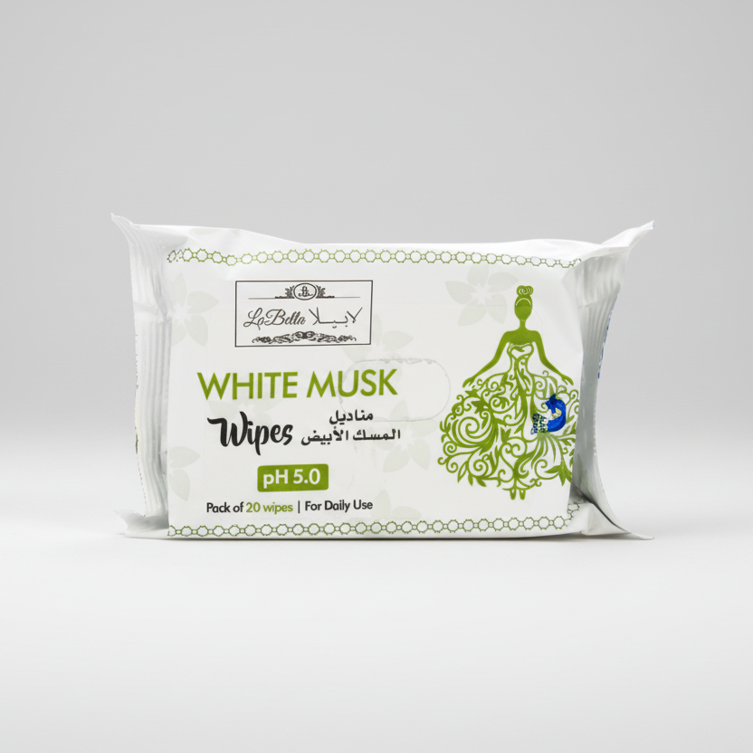 LABELLA WHITE MUSK 20 WIPES