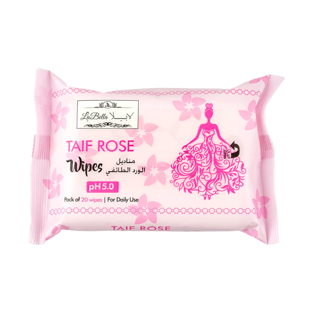 Labella Taif Rose Wipes 20S