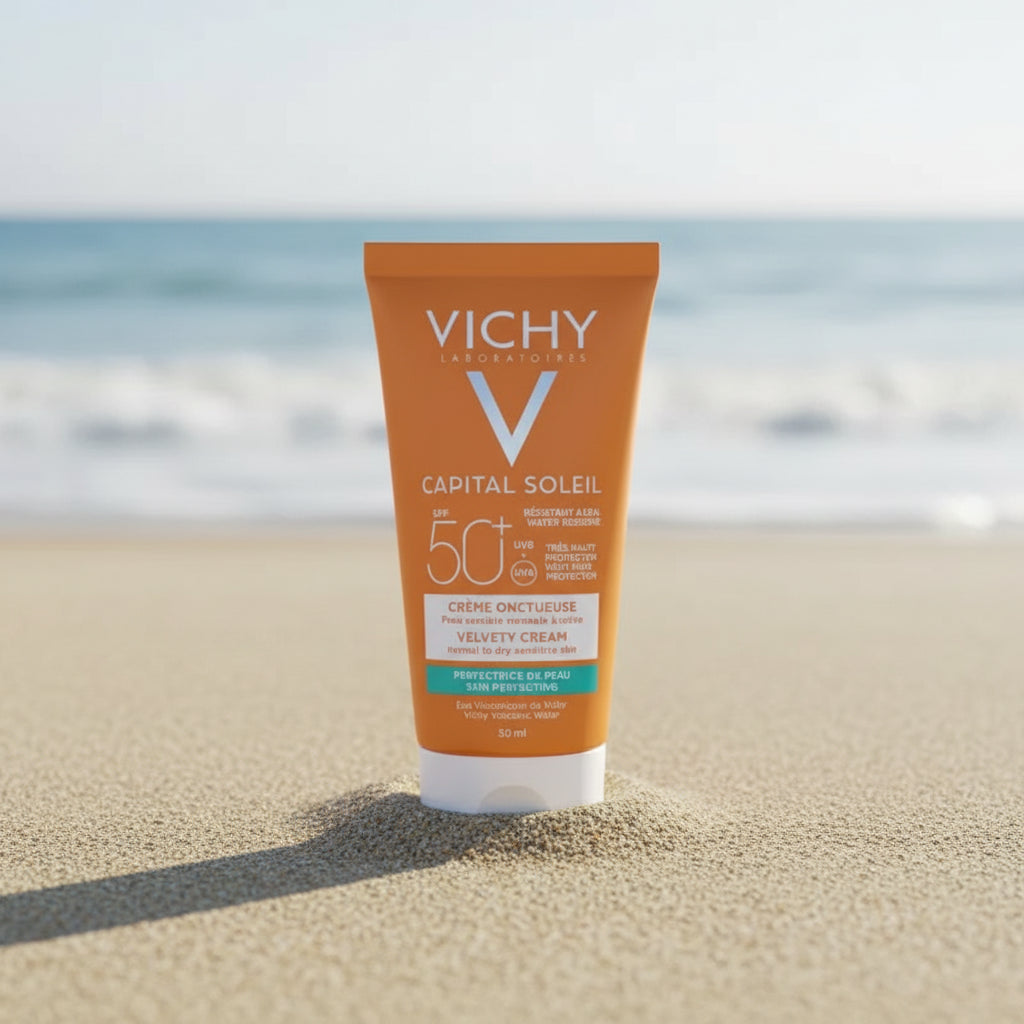 واقي شمس ملون من فيشي SPF 50 بتركيبة خفيفة ومناسبة للبشرة الدهنية