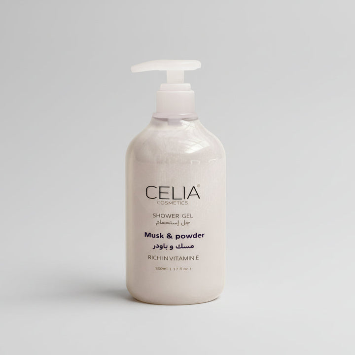 جل استحمام سيليا برائحة المسك البودرة ٥٠٠ مل