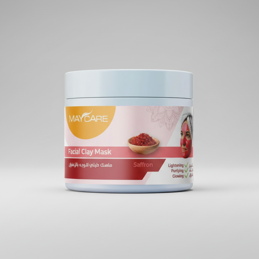 My Care Saffron Clay Facial Mask 550ml