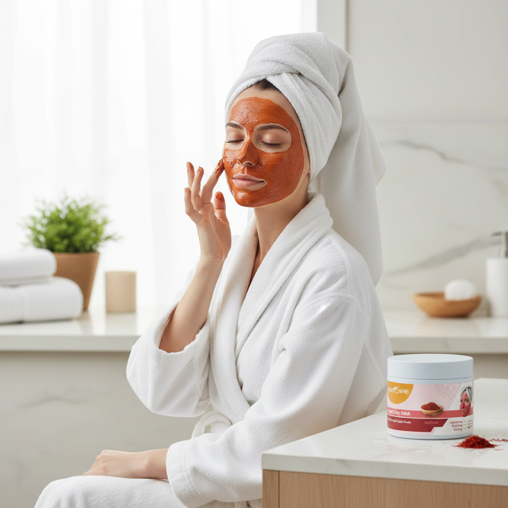 My Care Saffron Clay Facial Mask 550ml