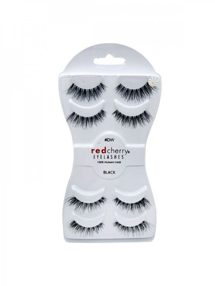 RED CHERRY EYELASHES SET OF 8 PCS DW