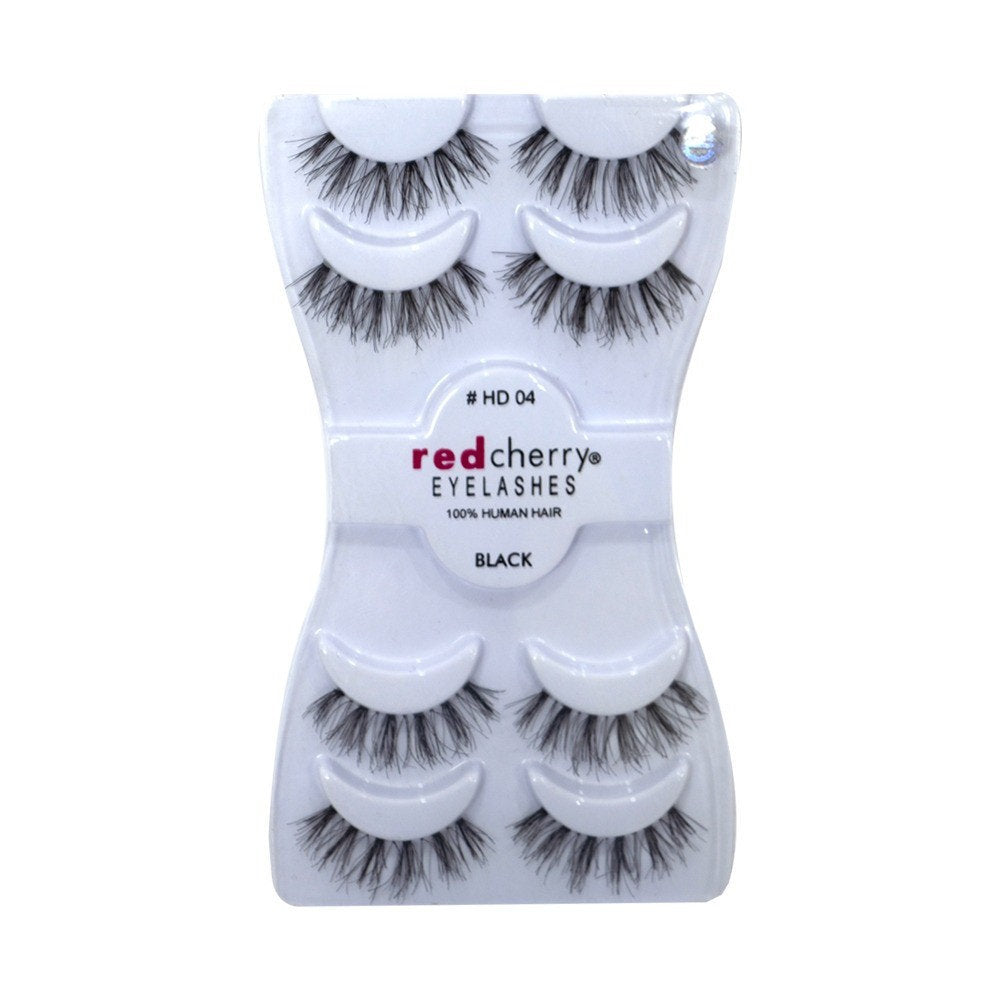 RED CHERRY EYELASHES BLACK 4PCS HD 04