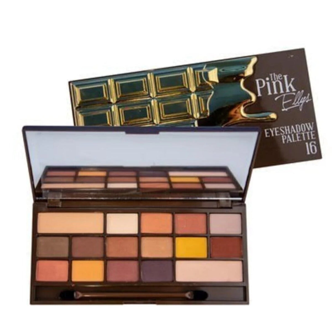 The Pink Ellys Eye Shadow Palette 16 Colour Melba