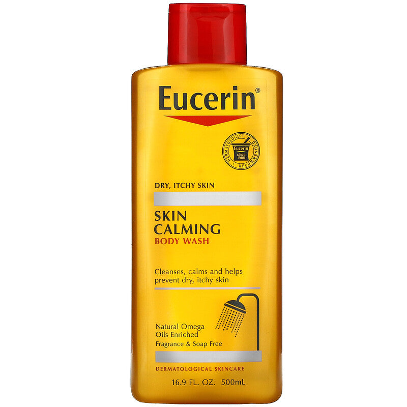 Eucerin Skin Calming Body Wash For Dry Itchy Skin 500 Ml