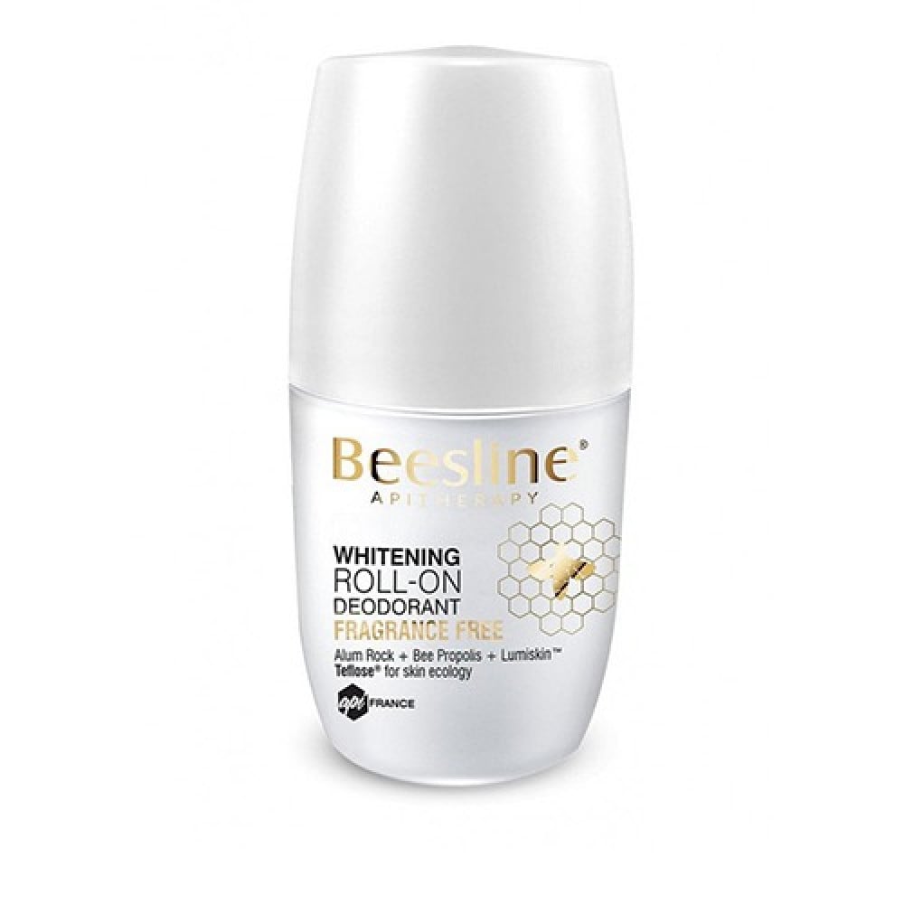Beesline White Fragrance Free Roll-On Deodorant 50Ml
