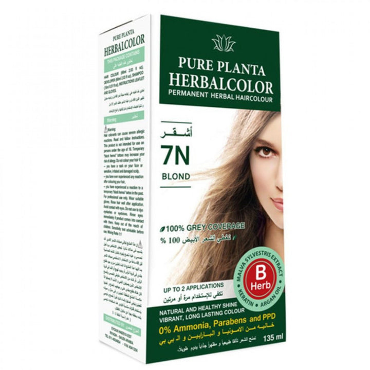 Herbal Hair Color Blonde 7N