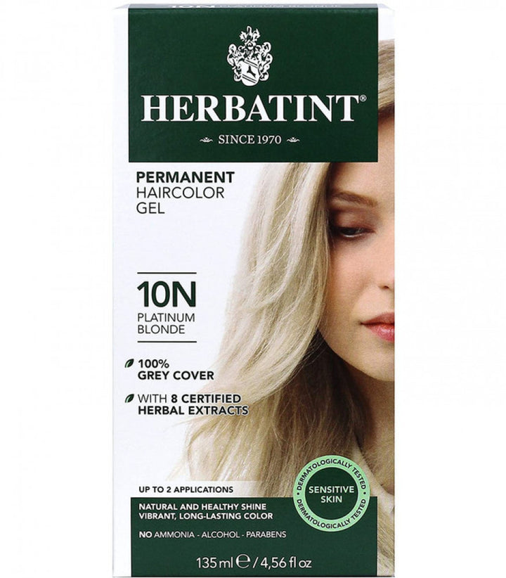 Herbal Hair Color Blond Platinum 10N