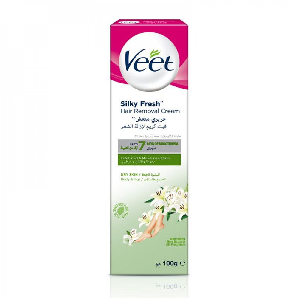Veet Silk Fresh For Dry Skin Hair Remover 100Ml