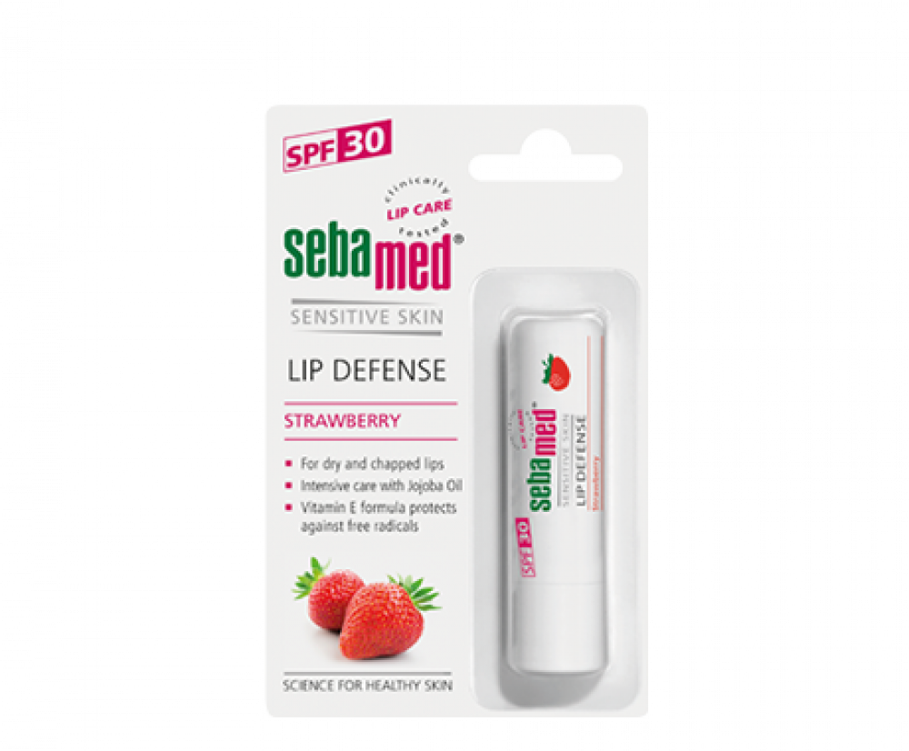 Seba Med Defense Strawberries Lip Stick 4.8Gm