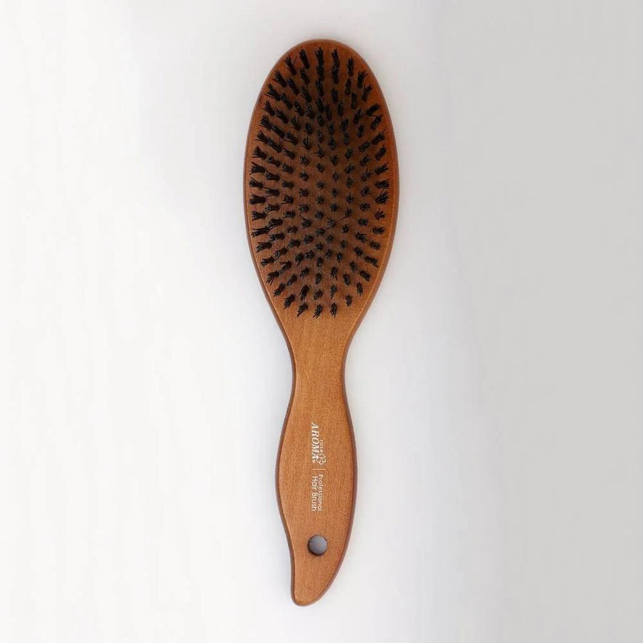 Rose Aroma Hair Brush Wood Medium 4738