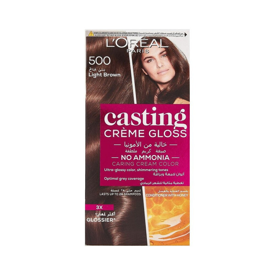 Loreal Casting Hair Color Light Brown 500