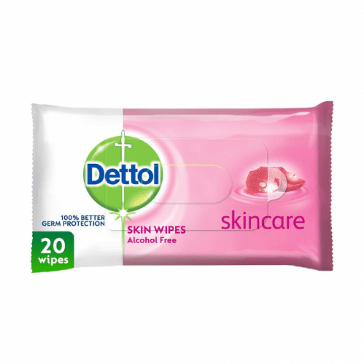 Dettol 20 Wipes Anti Bacterial Skin Care