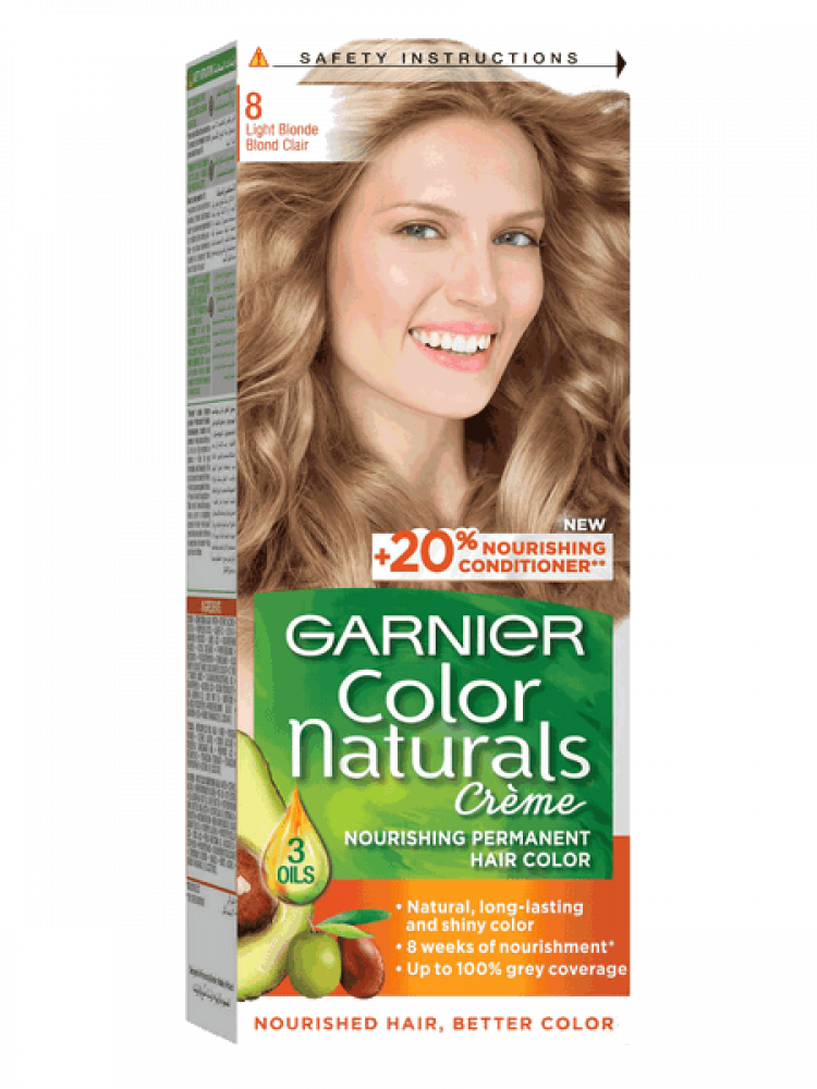 Garnier Hair Color 8 Light Blonde