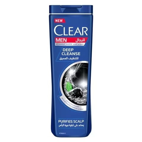 Shampoo 400Ml Clear Deep Cleanse With Activat Charcoal & M