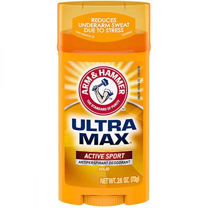 Arm & Hammer Ultra Max Active Sport Deodorant Stick 73Gm