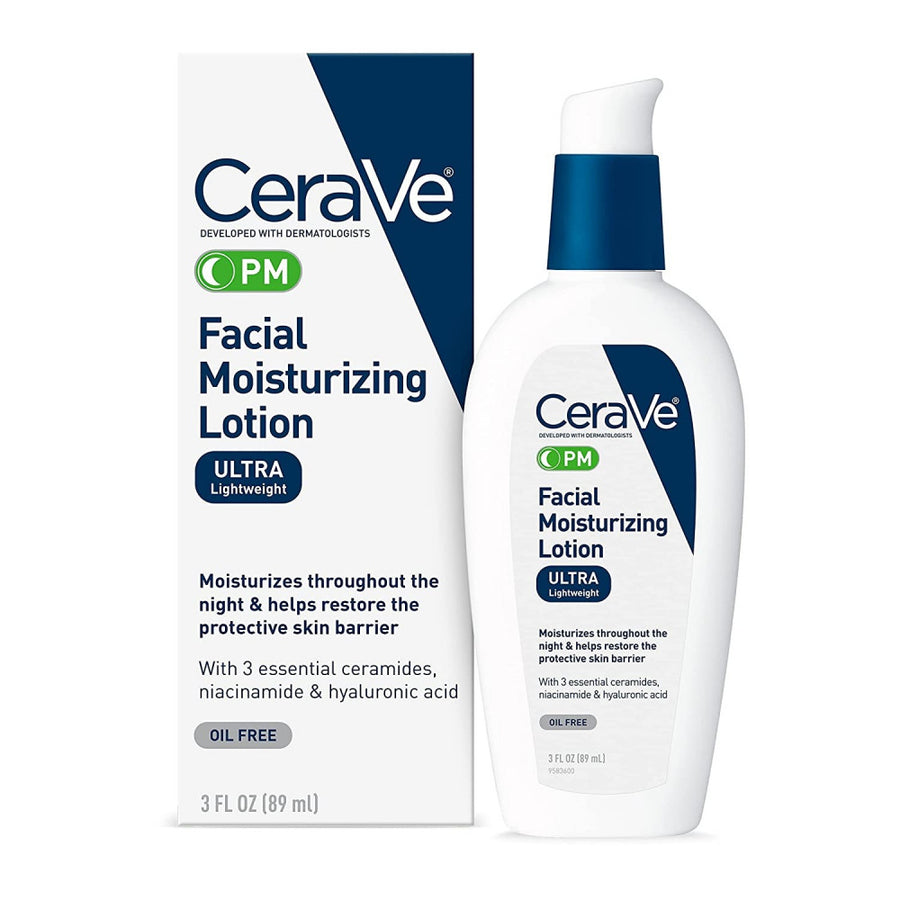 CERAVE PM LOTION ULTRA LIGHT WEIGHT OIL FREE 89 ML