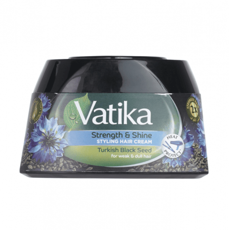 Vatika Strength & Shine Hair Turkish Black See Cream 140Ml