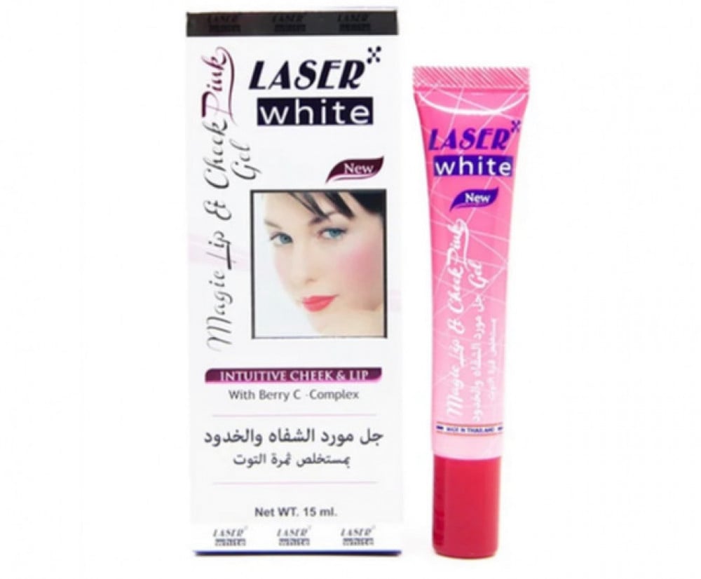 Laser White Skin Ip & Cheek Pink Gel Lip Stick 15Ml