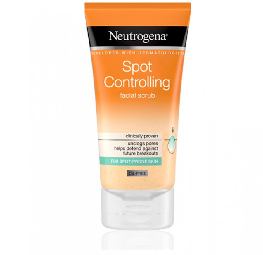 Neutrogena Spot Controll Facial Oil Free Scrub 150Ml