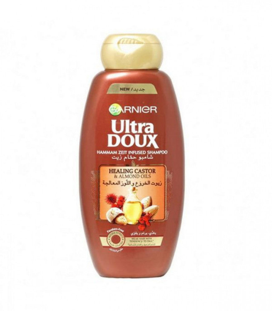 Garnier Ultra Doux Healing Castor & Almond Shampoo 200Ml