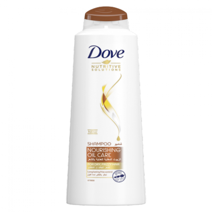 Dove Nourishing Oil Care For Dry Frizzy Hair Shampoo 600Ml