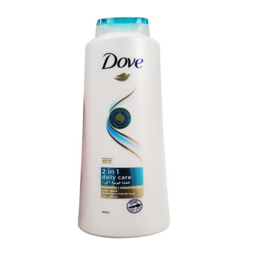 Dove 2In1 Daily Care Shampoo & Conditioner 600Ml
