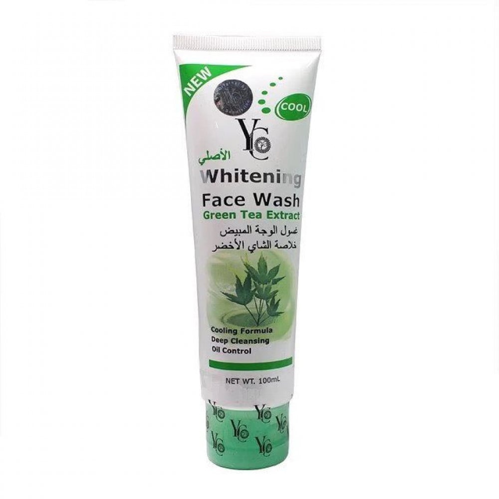 Yc Whitening Face Green Tea Extract Wash 100Ml