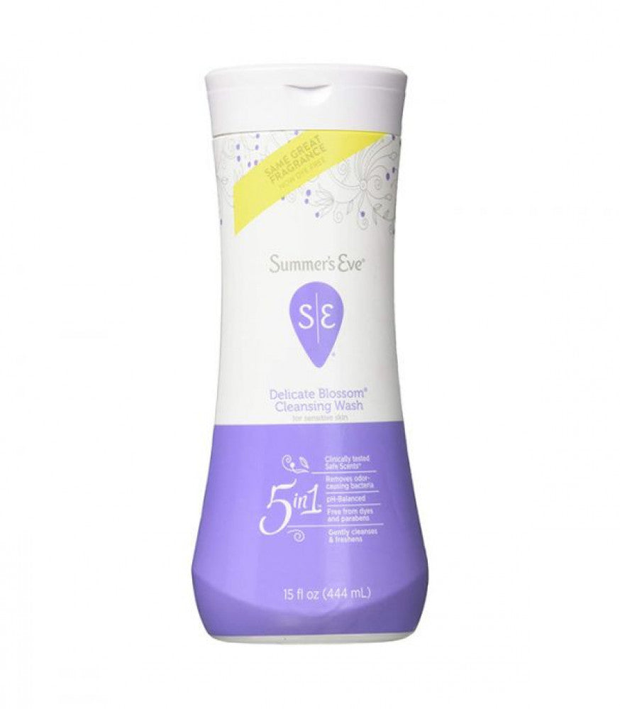 Summers Eve Delicate Blossom Cleansing Wash 444Ml