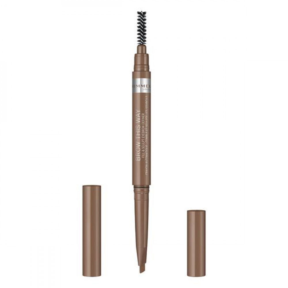 Rimmel Brow This Way 2In1 Filler & Fixer Light