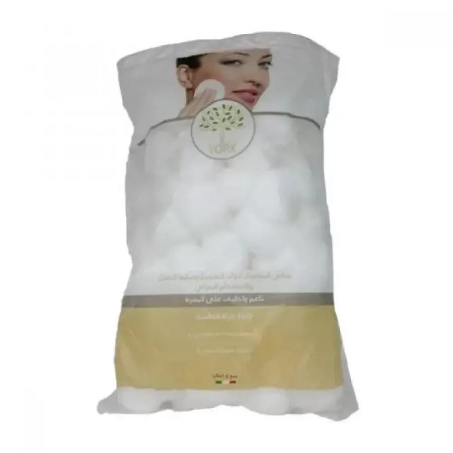 Yorx Soft And Gentle On The Skin Cotton Balls 100 Pcs