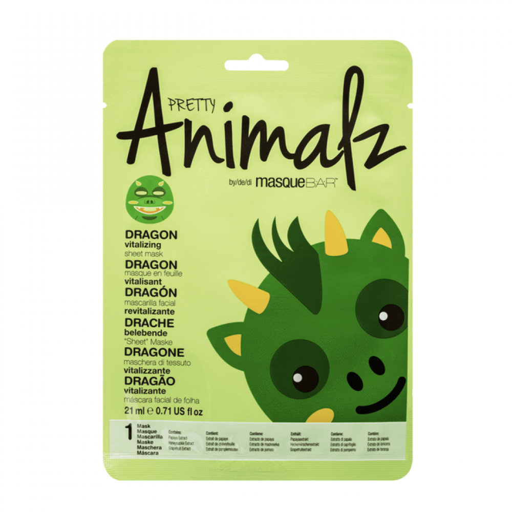 B.A.R Pretty Animalz Masque Dragon Mask 21Ml