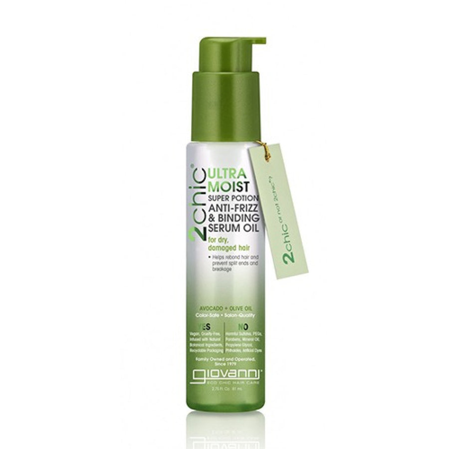 Giovanni Ultra Moist Super Anti Frizz Oil Avocado Serum 81Ml
